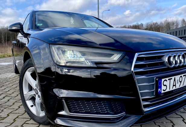 Audi A4 cena 86977 przebieg: 188895, rok produkcji 2019 z Myślenice małe 704